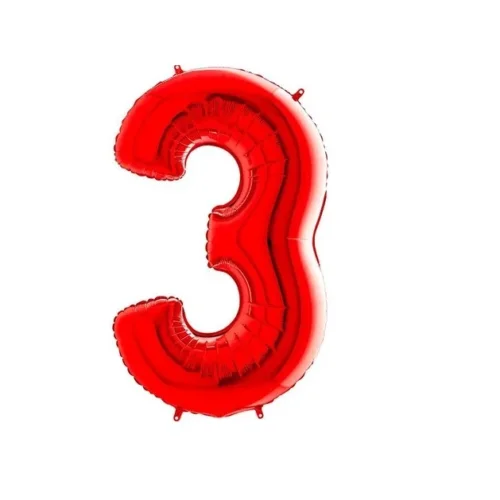 Balon folie cifra 3, 100 cm