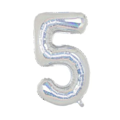Balon folie cifra 5, 100 cm