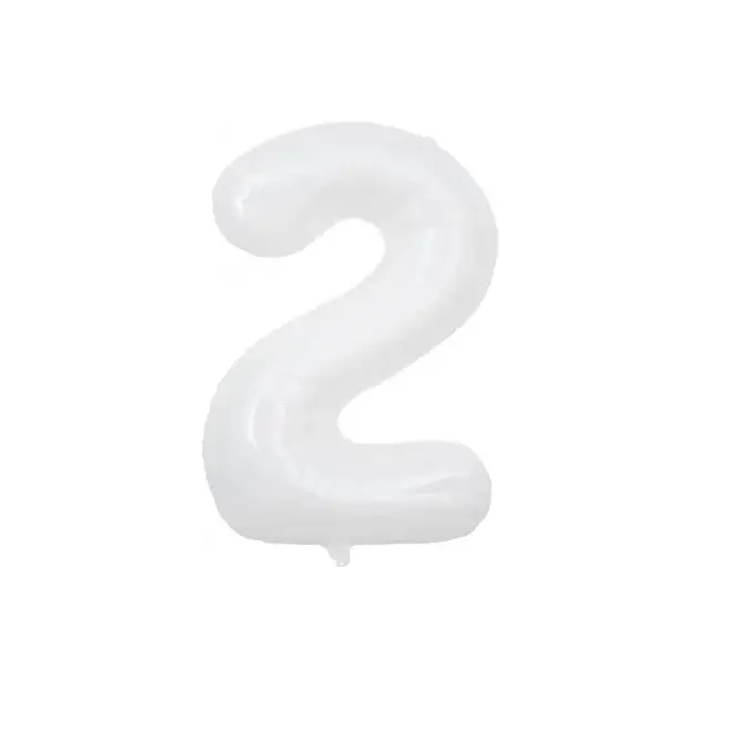 Balon folie cifra 2, 100 cm