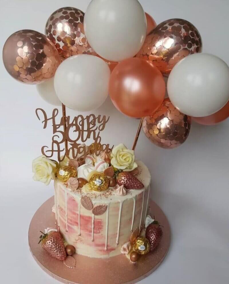 Baloane pentru decorarea tortului