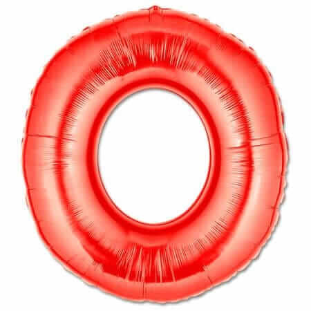 Balon folie litera O, 40 cm