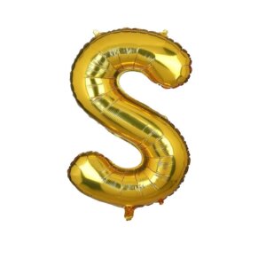Balon folie litera S, 40 cm