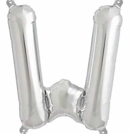 Balon folie litera W, 40 cm