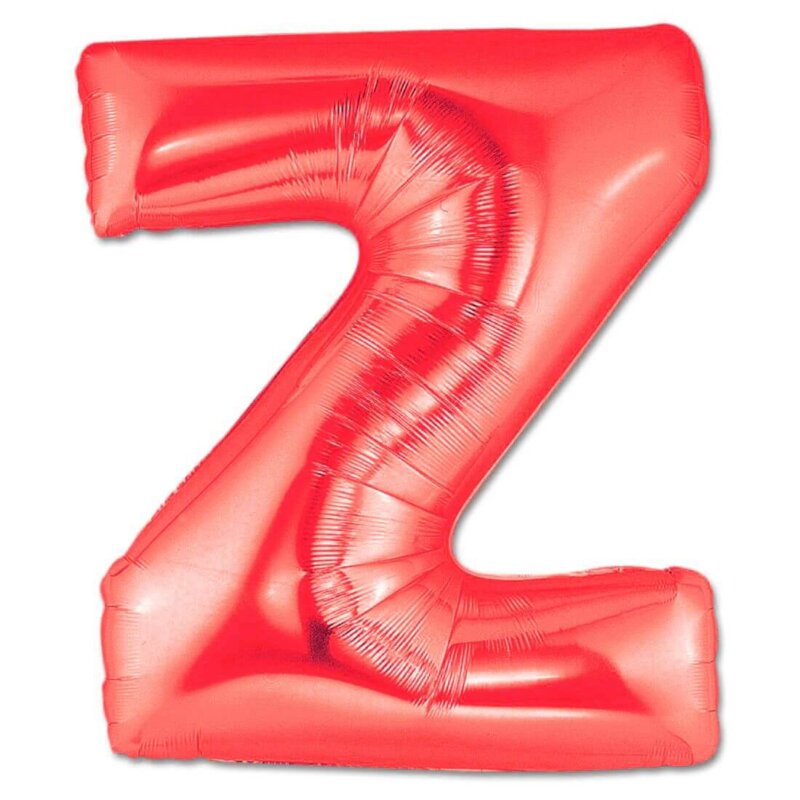 Balon folie litera Z rosu red Domi Party & Gifts Domi Shop Balon folie litera Z, 40 cm