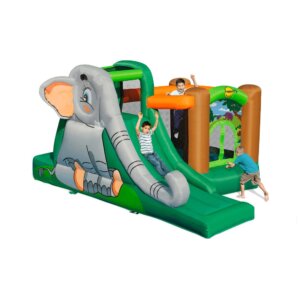 Castel-Gonflabil-Elefant_kastele Toboganul gonflabil Elefant – Aventură în junglă! 🐘🌿