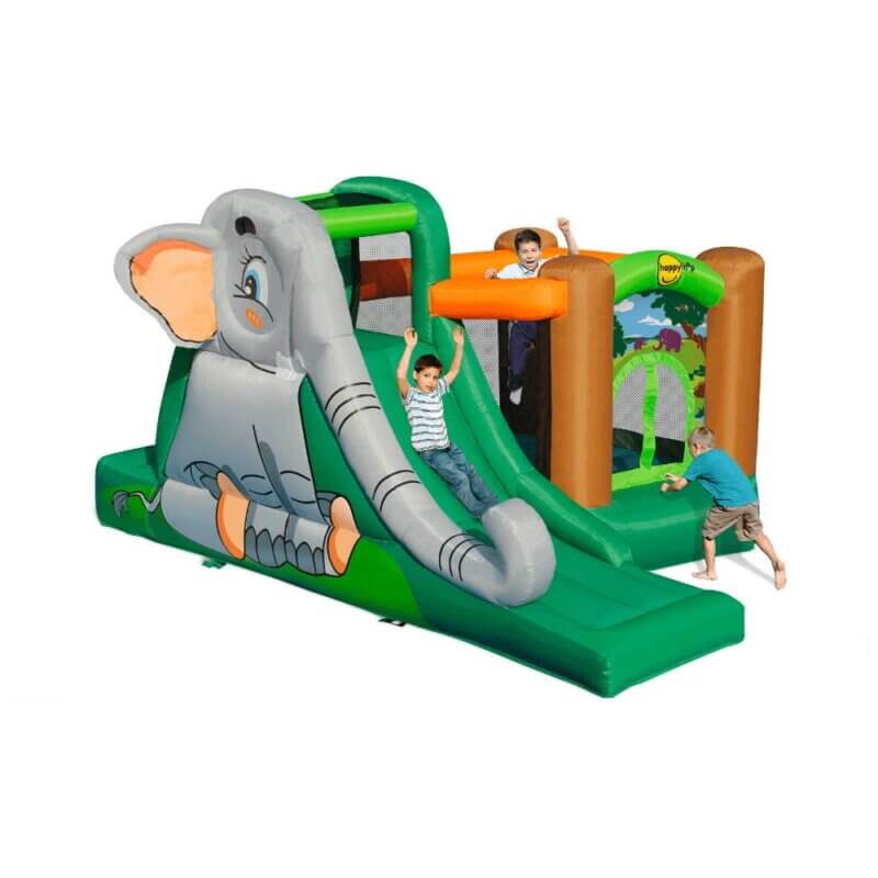 Castel-Gonflabil-Elefant_kastele Toboganul gonflabil Elefant – Aventură în junglă! 🐘🌿