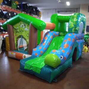 Toboganul gonflabil Jungle Combo – Aventură sălbatică pentru micii exploratori! 🐍🌿