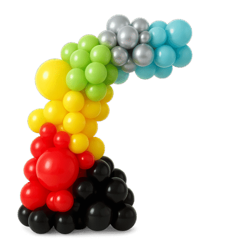 arcada refacuta Kit pentru arcada 109 Baloane multicolore