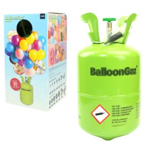 Butelie de heliu de unică folosință pentru 30 de baloane