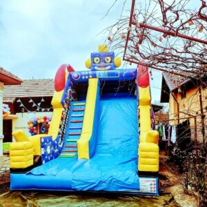 tobogan transformers Toboganul gonflabil Transformer – Distracție robotică de mare anvergură! 🤖🚀