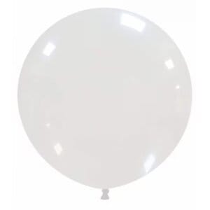 Balon jumbo transparent, latex, 90 cm
