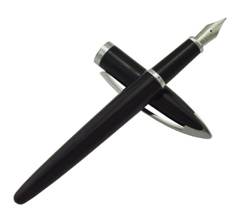 Version 1.0.0 Stilou elegant negru, incarcare duala rezervor si rezerva