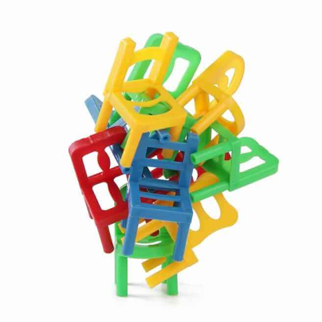 joc scaune WOW Shop 1 Joc de constructie - Scaune in balans, Multicolor