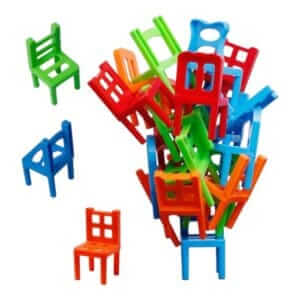 joc scaune WOW Shop 2 Joc de constructie - Scaune in balans, Multicolor