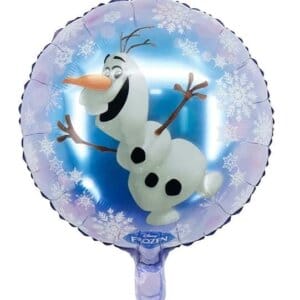 Balon folie Olaf, rotund, 45 cm