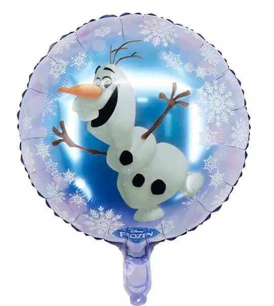 Balon folie Olaf, rotund, 45 cm