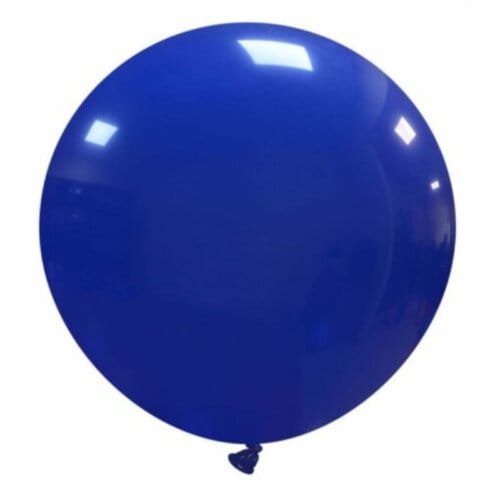 Jumbo albastru wow shop Balon jumbo albastru, latex, 45 cm