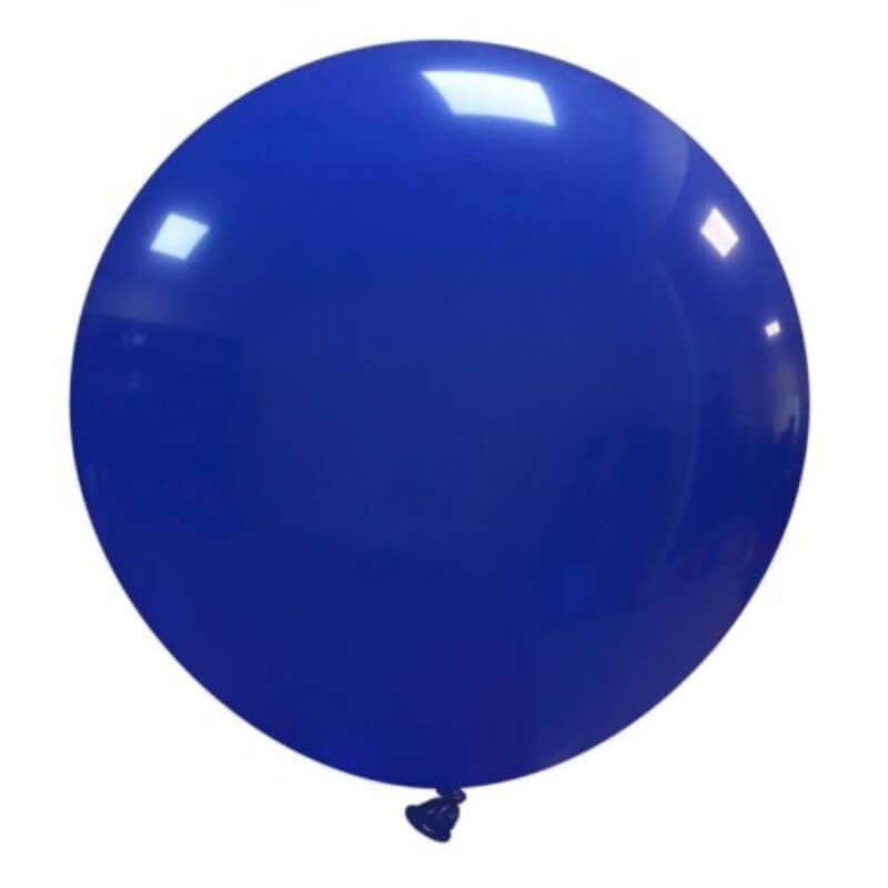 Balon jumbo albastru, latex, 45 cm