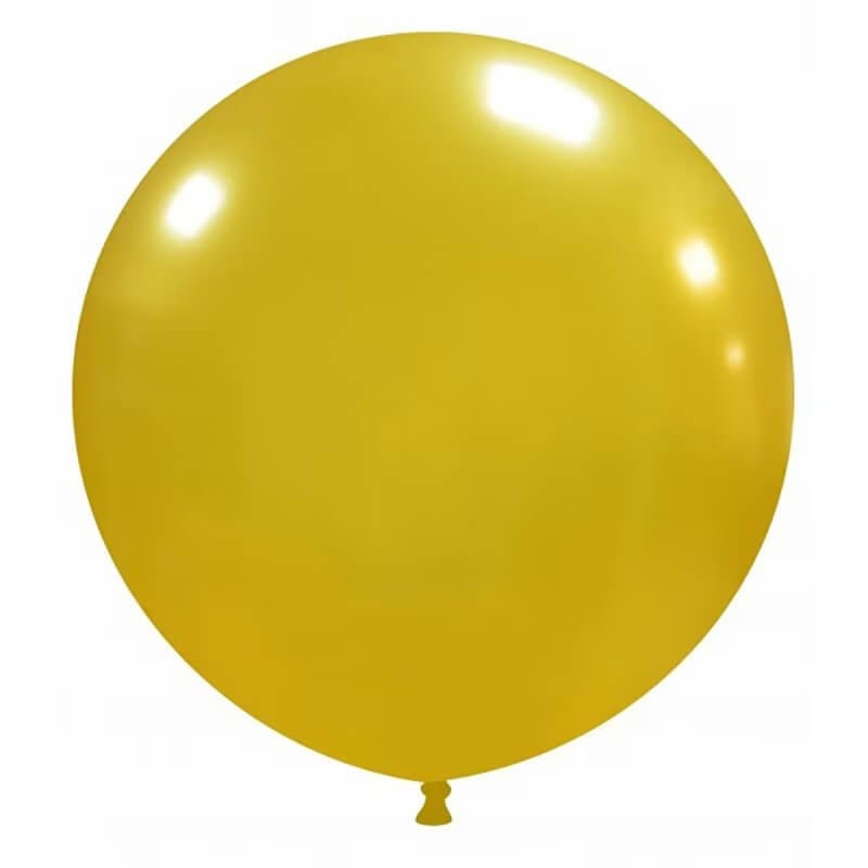 Jumbo auriu wow shop Balon jumbo auriu, latex, 90 cm