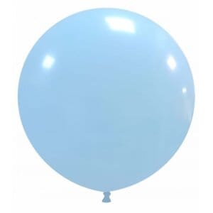 Jumbo bleu fucsia wow shop Balon jumbo bleu, latex, 90 cm
