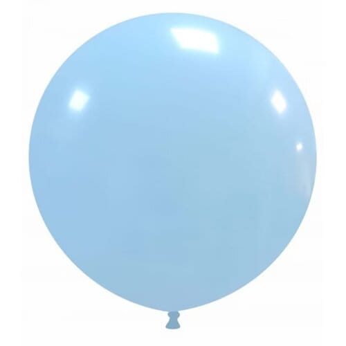 Jumbo bleu fucsia wow shop Balon jumbo bleu, latex, 90 cm