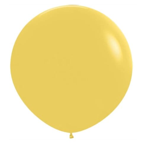 Jumbo galben wow shop Balon jumbo galben, latex, 90 cm