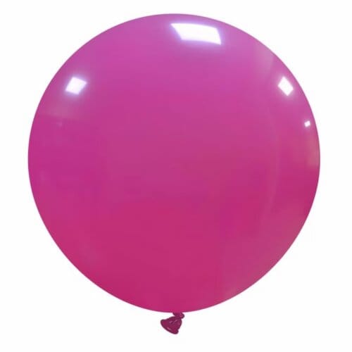 Jumbo roz fucsia wow shop Balon jumbo roz fuxia, latex, 90 cm