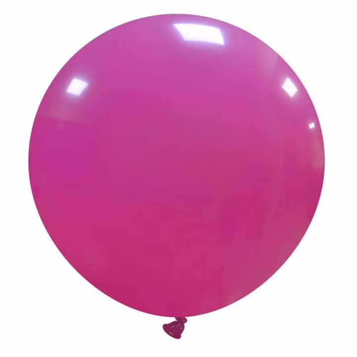 Balon jumbo roz fuxia, latex, 90 cm