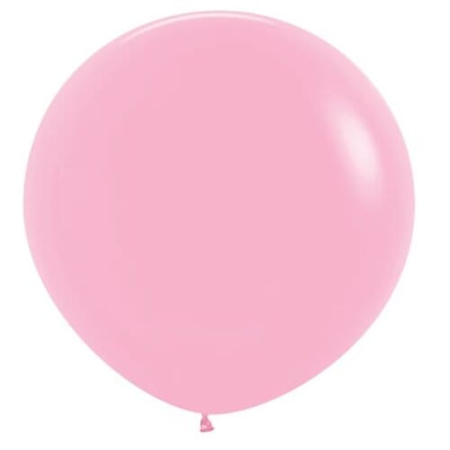 Jumbo roz pudra wow shop Balon jumbo roz pudra, latex, 90 cm