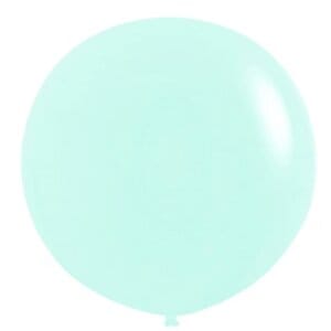 Jumbo verde menta wow shop Balon jumbo verde menta, latex, 90 cm