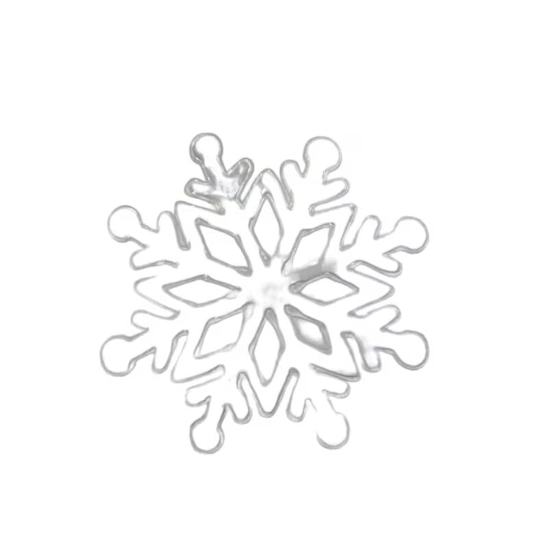 Sticker pentru fereastra, imagini de Craciun, Fulg