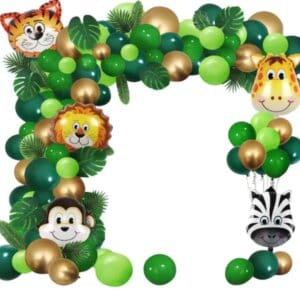 Set baloane si decoratiuni petreceri tema Zoo, Jungla, animale