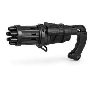 Pistol automat pentru baloane de sapun, cu baterii