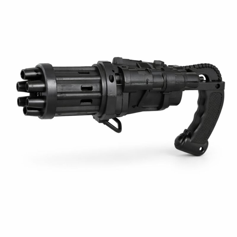 Pistol automat pentru baloane de sapun, cu baterii