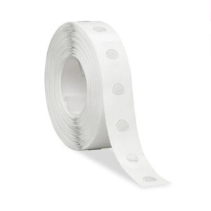 Rola puncte adezive pentru baloane, 100 puncte lipici transparente, pentru decoratiuni petreceri