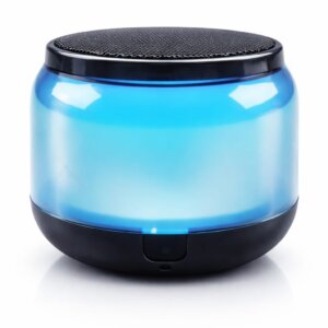 Mini boxa portabila wireless, lumini colorate, 8-10 ore redare, pentru copii si adulti