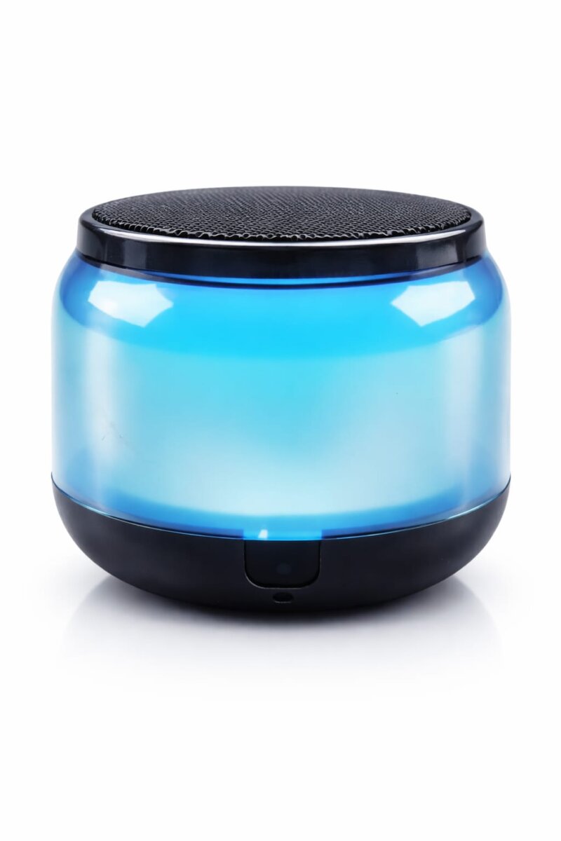 Mini boxa portabila wireless, lumini colorate, 8-10 ore redare, pentru copii si adulti
