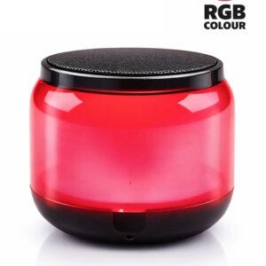 Mini boxa portabila wireless, lumini colorate, 8-10 ore redare, pentru copii si adulti