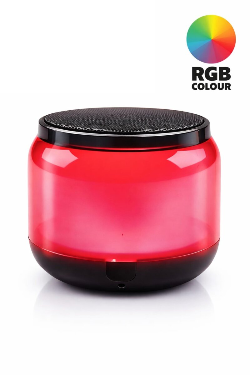 Mini boxa portabila wireless, lumini colorate, 8-10 ore redare, pentru copii si adulti