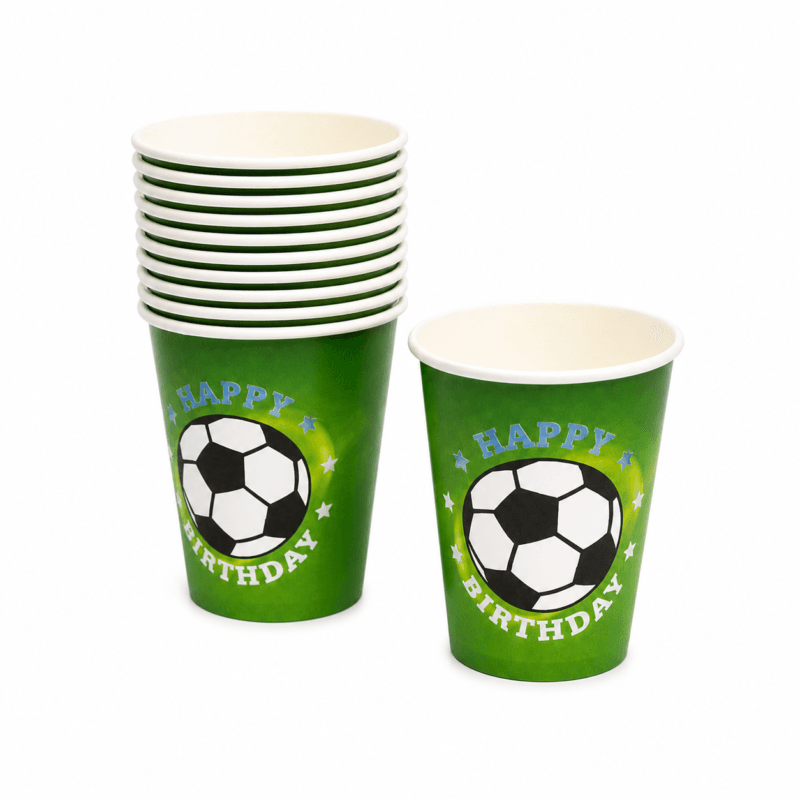 Pahare din carton Astronaut – Set 8 bucati – Petrecere Tematica Fotbal