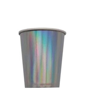 Pahare din carton – Set 8 bucati – Pahare pentru Petrecere - holografic